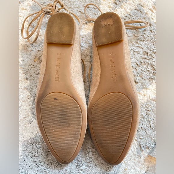 Nine West Suede ankle ties flats - Picture 5 of 7